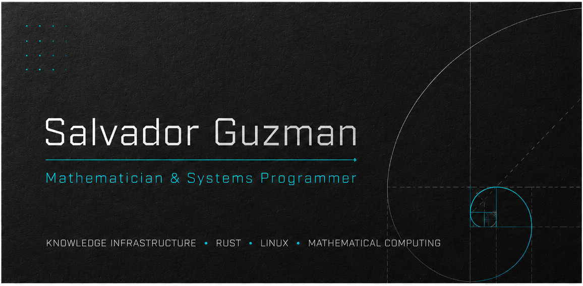Front of Salvador Guzman's business card